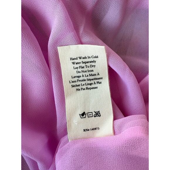 LoveShackFancy NWT Vynne Surfer Fuschia Light Ombré Maxi Tiered Dress size XS 0 - Picture 13 of 16
